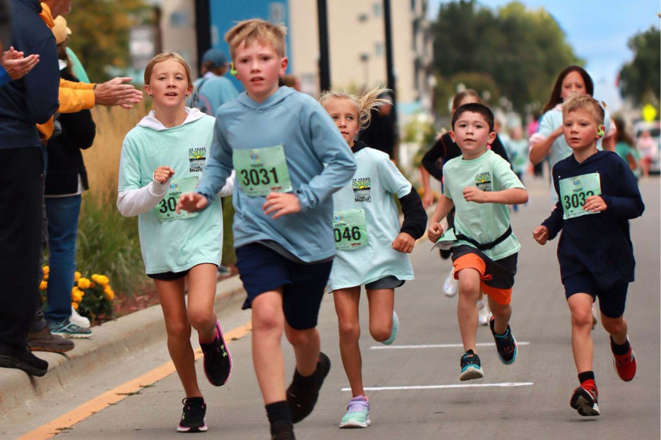 Kids Running in Youth Run